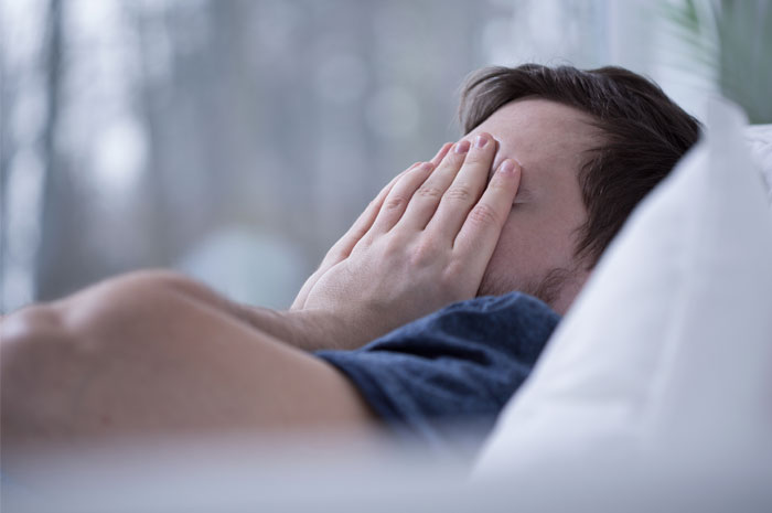 Man can't sleep | Pristine Sleep Services